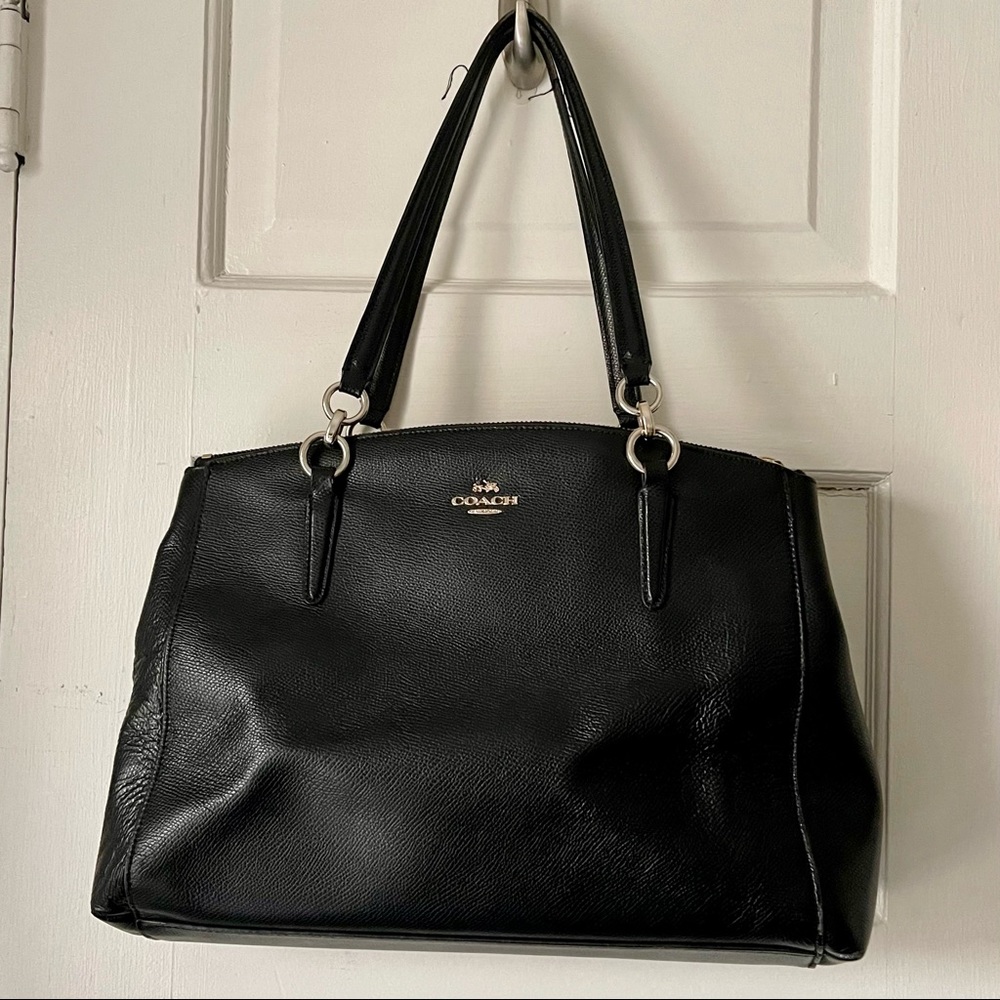 COACH Leather Shoulder Handbag